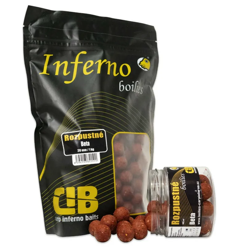 Carp Inferno Rozpustné Boilies Hot Line Beta Značkový