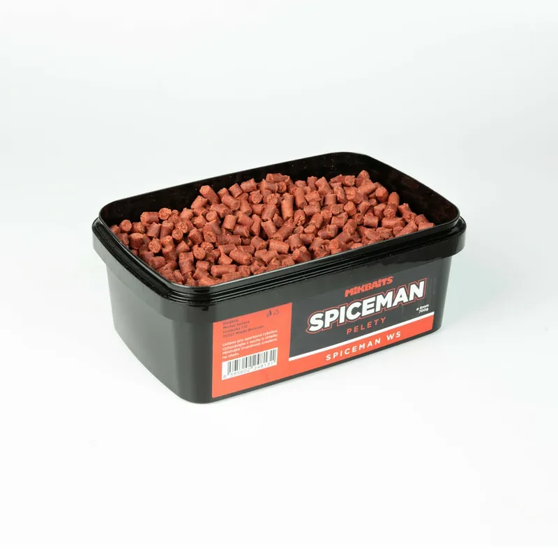 MIKBAITS Spiceman WS pelety 700g - Spiceman WS 6mm Výprodej
