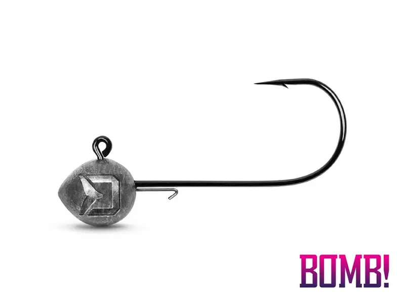 Must-Have Delphin Jigová hlava s držákem BOMB! / 5ks