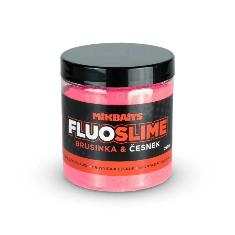 MIKBAITS Fluo slime obalovací dip 100g - Brusinka Česnek Akce