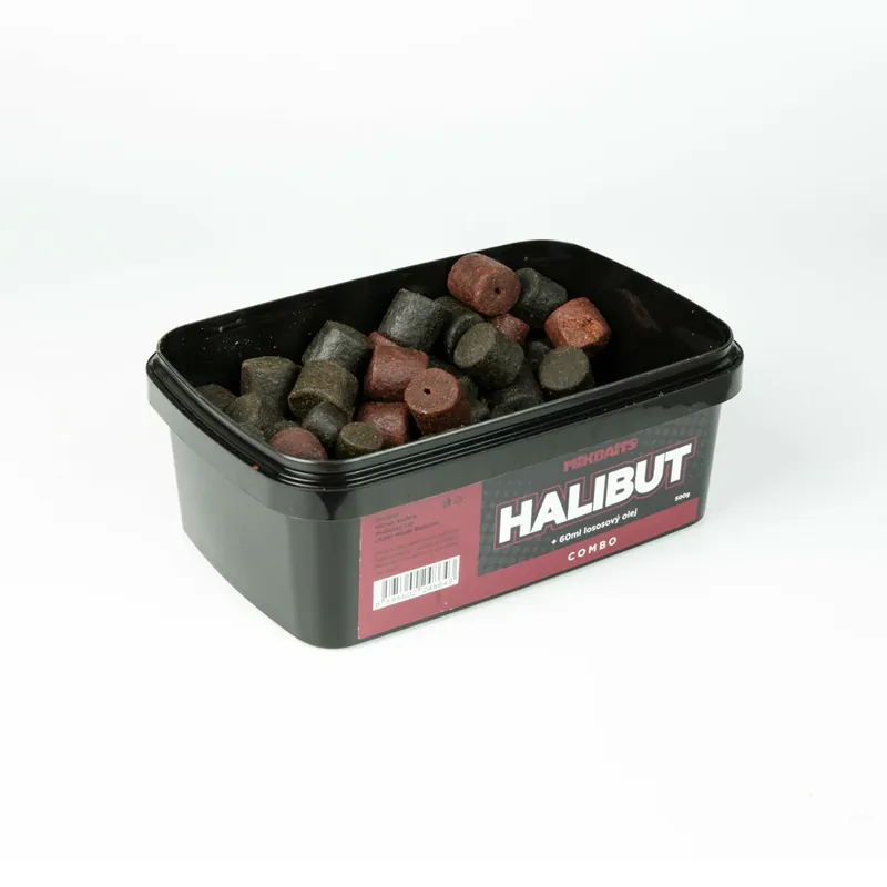 Mikbaits Halibut 500g combo Halibut peletový mix + 60ml lososový olej Rychlé Dodání