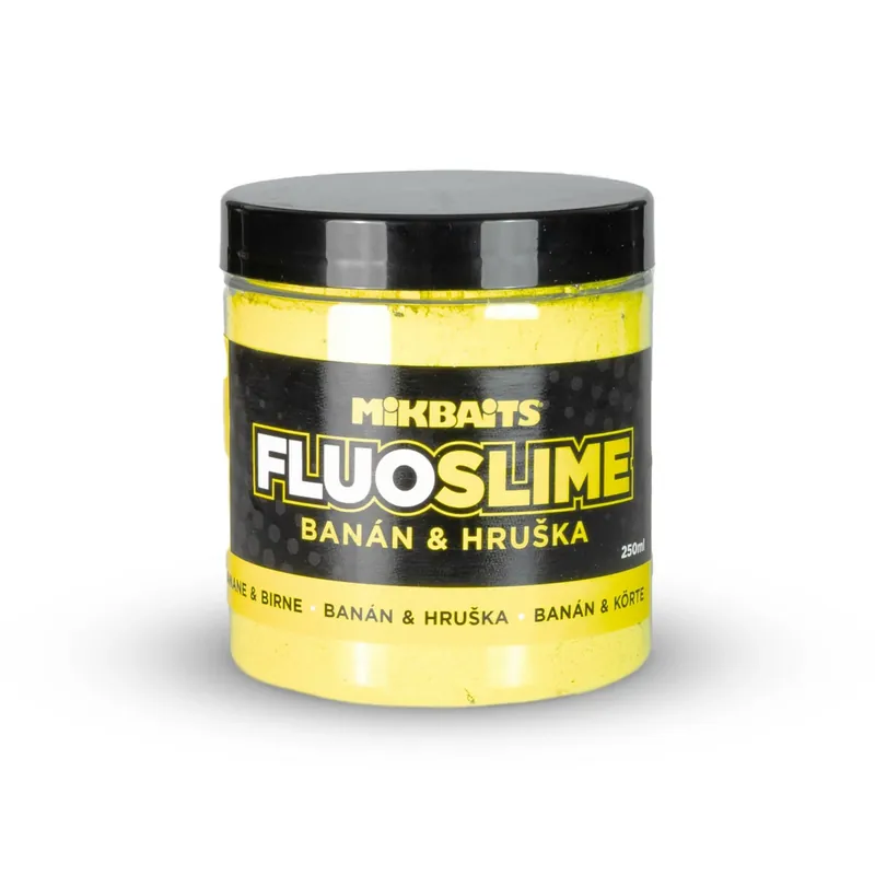 MIKBAITS Fluo slime obalovací dip 100g - Banán Hruška Akce