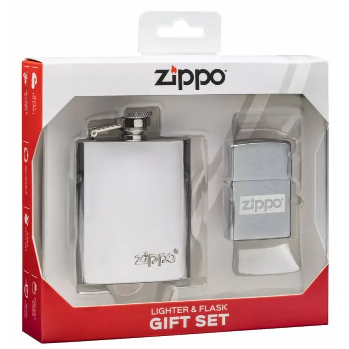 Víkendová Akce ZIPPO Sada Placatka & Zippo Zapalovač