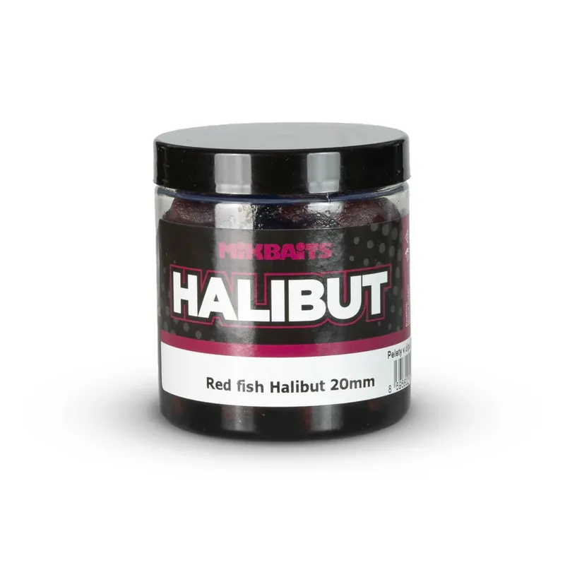 Akce MIKBAITS Halibutky v dipu 250ml - Robin Red 20mm