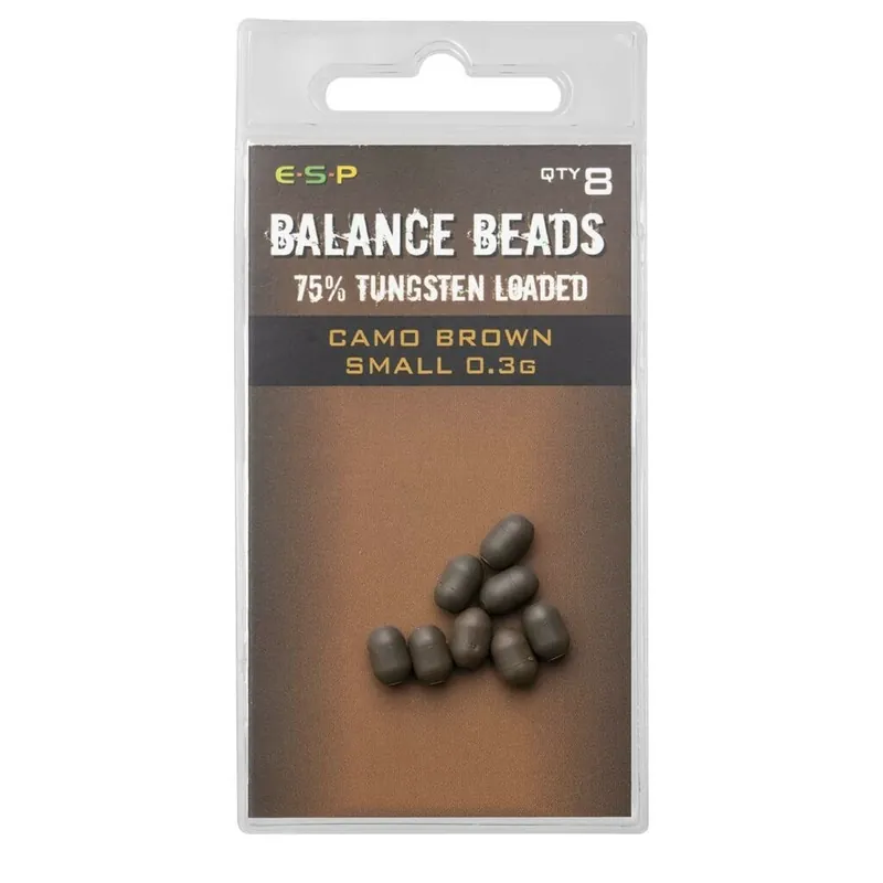 Vysoce Kvalitní ESP Tungsten Loaded Balance Beads Small Brown