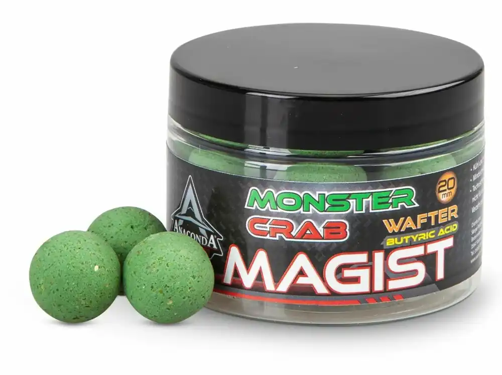 Cenově Výhodný SAENGER Anaconda Vyvážené boilie Wafter Magist Monster Crab 16 mm/70 g
