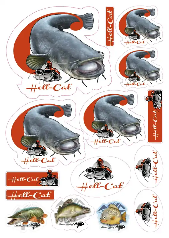 Nejlepší Cena Mix nálepek Hell-Cat Sumec ( 15ks )