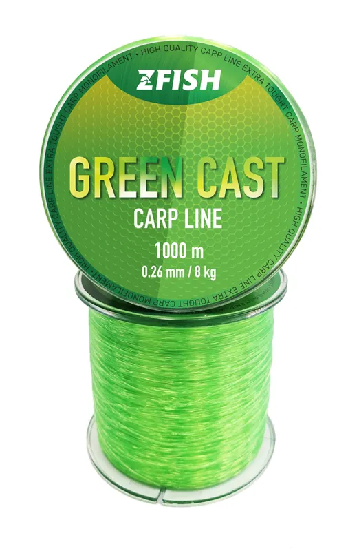 ZFISH Vlasec Green Cast Carp Line 1000m Akční Nabídka