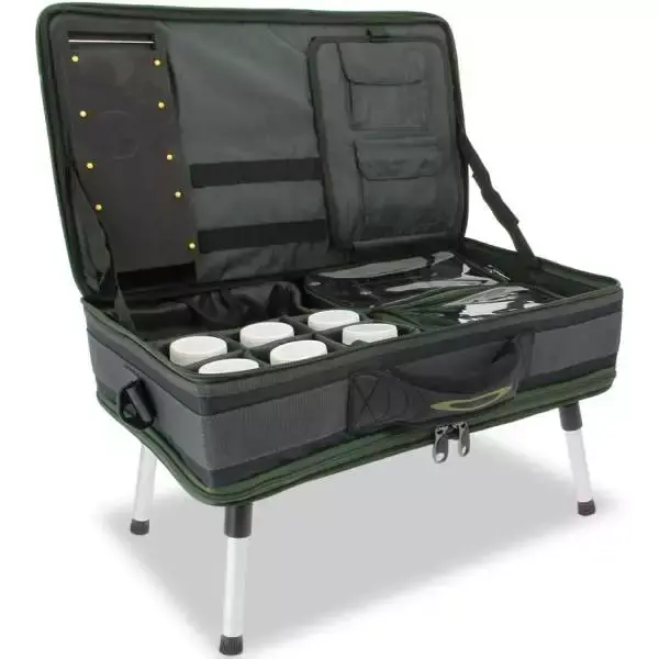 NGT Stolek s Kufrem Carp Bivvy Table System Cenová Bomba