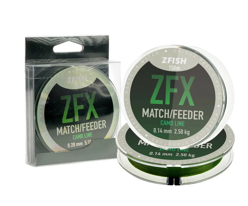 Výhodná Nabídka ZFISH vlasec ZFX Match/Feeder CamoLine 150m