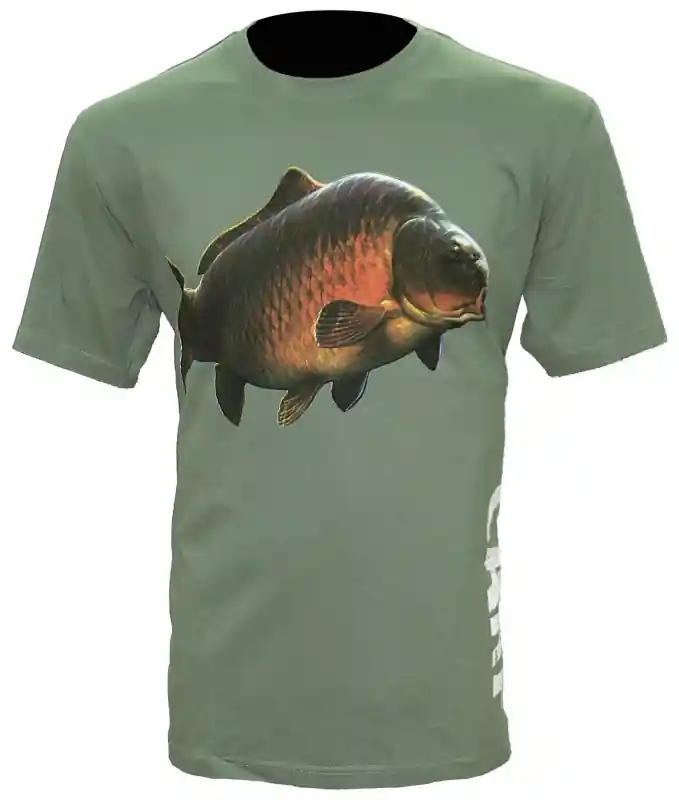 Nízká Cena Zfish Tričko Carp T-Shirt Olive Green