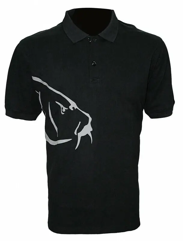 Dokud Zásoby Vydrží Zfish Tričko Carp Polo T-Shirt Black