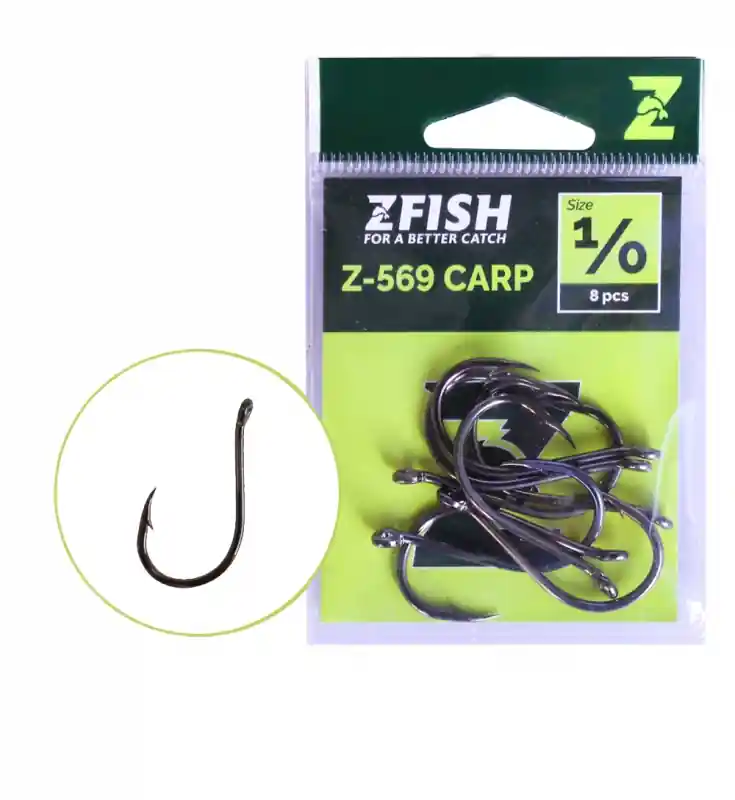 Zfish Háčky Carp Hooks Z-569 Vysoce Kvalitní
