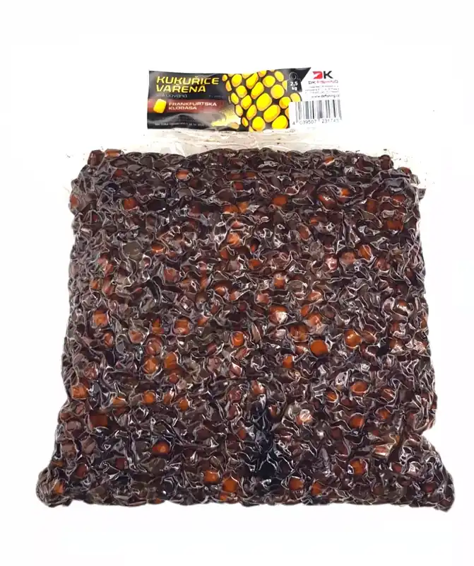 DK-fishing KS Fish vařená kukuřice 2,5 kg, klobása Cenový Hit