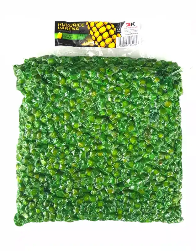 DK-fishing KS Fish vařená kukuřice 2,5 kg, česnek Originální