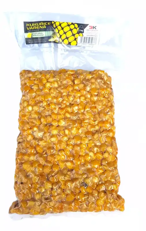 DK-fishing KS Fish vařená kukuřice 1 kg, narural Autentický