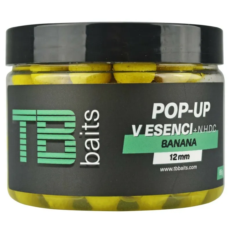 TB Baits Plovoucí Boilie Pop-Up Banana + NHDC 65 g Hit Sezóny
