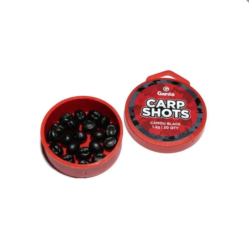 Garda Carp Shots - Carp Shots camou black 1,2g 20ks Nejprodávanější