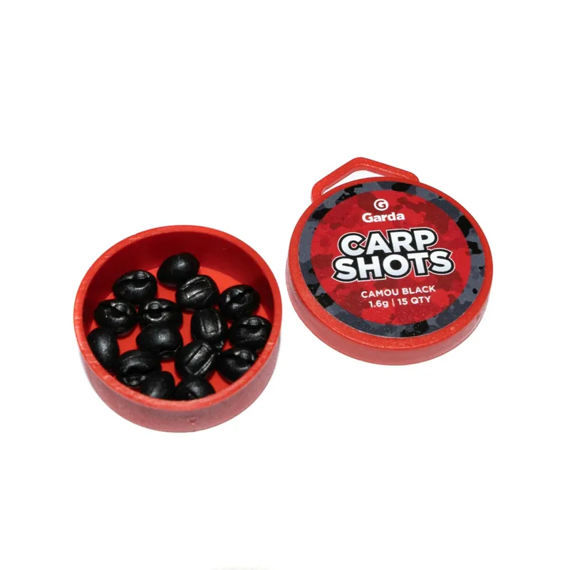 Garda Carp Shots - Carp Shots camou black 1,6g 15ks Poslední Šance