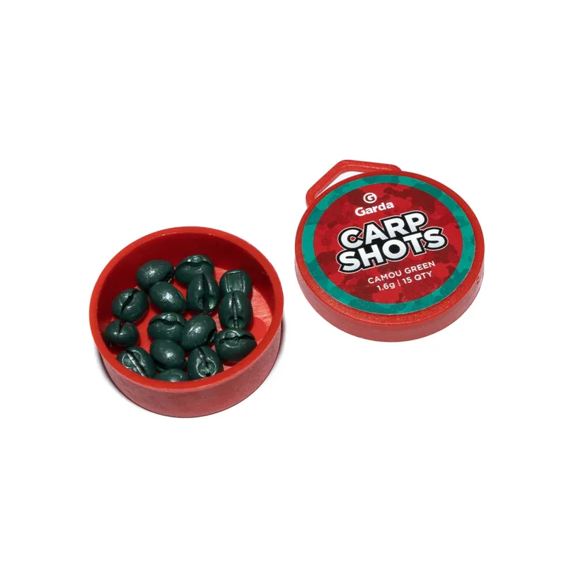 Sezónní Sleva Garda Carp Shots - Carp Shots camou green 1,6g 15ks