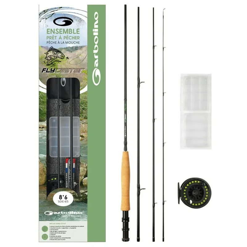 Garbolino muškařský set Complet Flycaster 8´6 ft, AFTMA 4-5 Ihned K Objednání