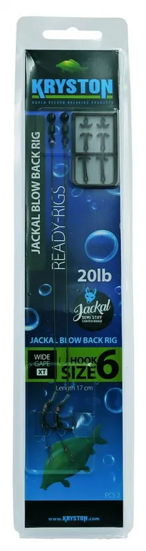 Kryston hotové návazce - 2ks Jackal Blow Back Rig 20lb Hit Sezóny
