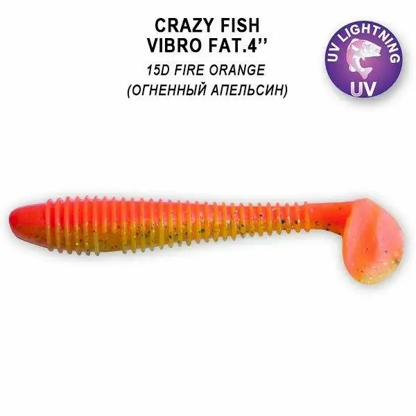 Akční Nabídka Crazy Fish Vibro Fat 12cm 15D 4ks