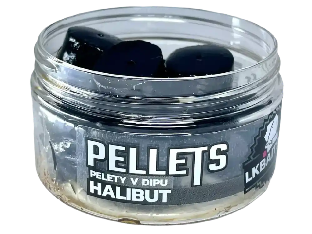 LK Baits Pelety v dipu Halibut 17mm, 60g Víkendová Akce