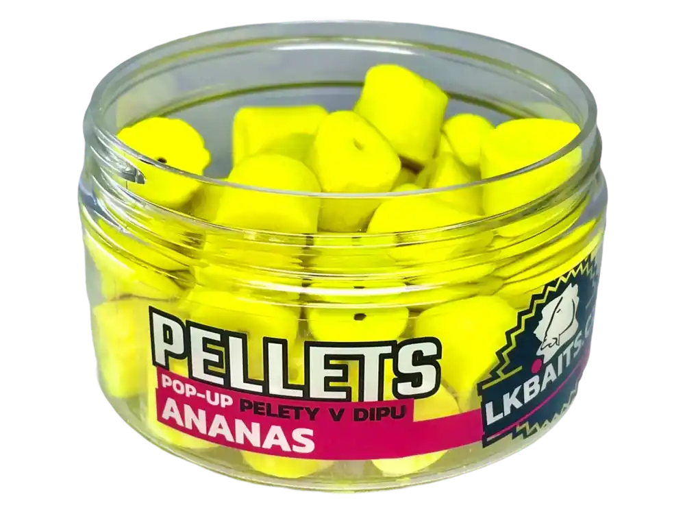 LK Baits POP-UP Pelety v dipu Ananas 12mm, 40g Odeslání Ihned