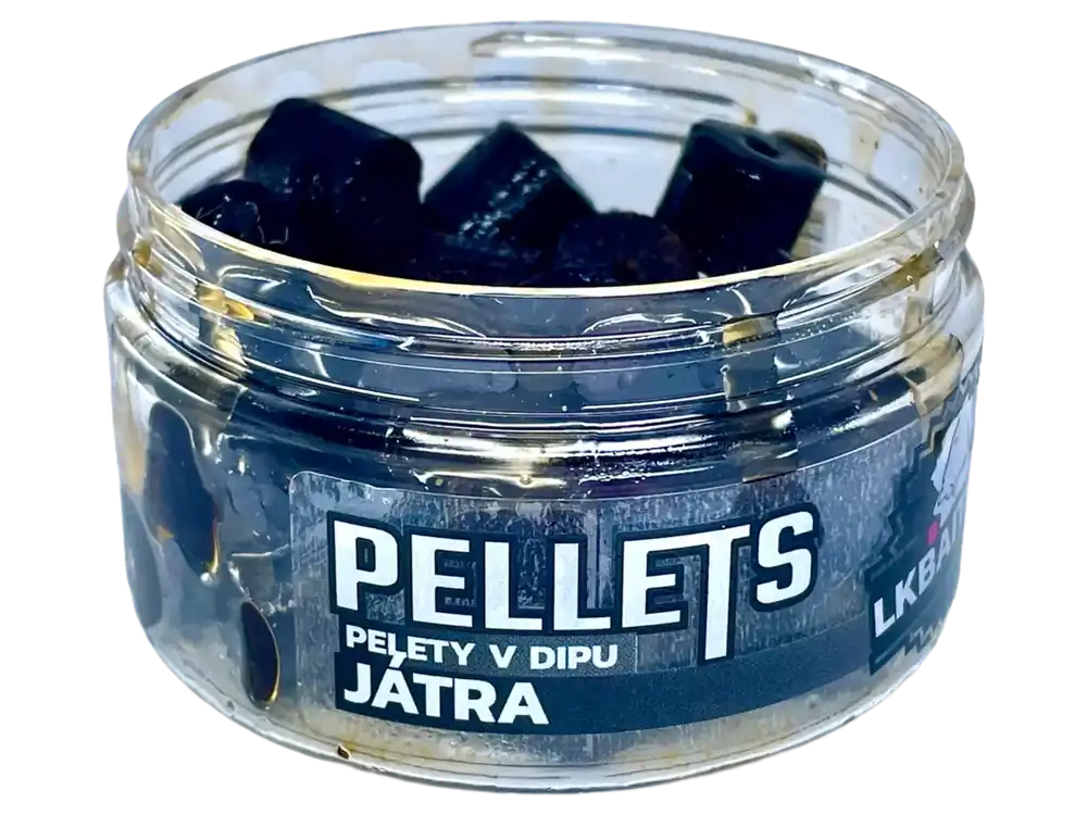 Top Prodej LK Baits Pelety v dipu Játra 12mm, 60g