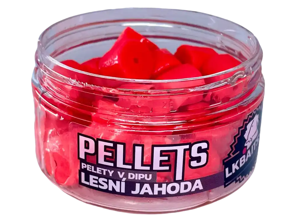Poslední Šance LK Baits Pelety v dipu Lesní Jahoda 12mm, 60g