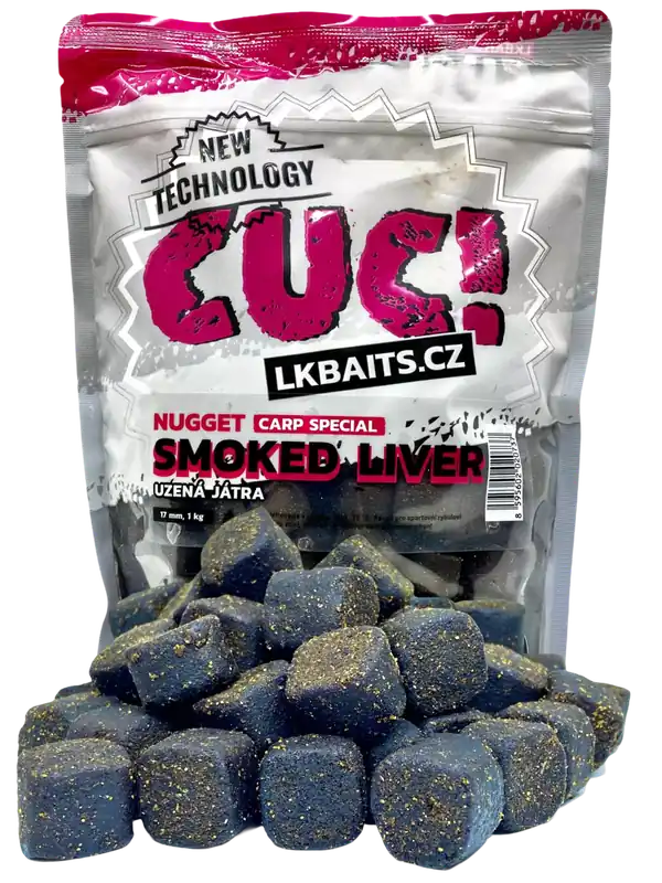 Poslední Šance LK Baits CUC! Nugget Carp Smoked Liver 17 mm 1kg