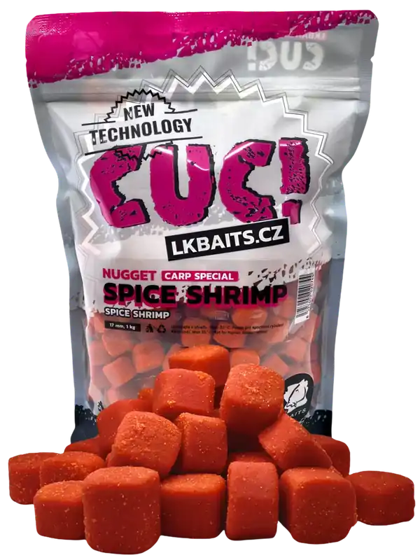 LK Baits CUC! Nugget Carp Spice Shrimp 17 mm 1kg Koupit Online