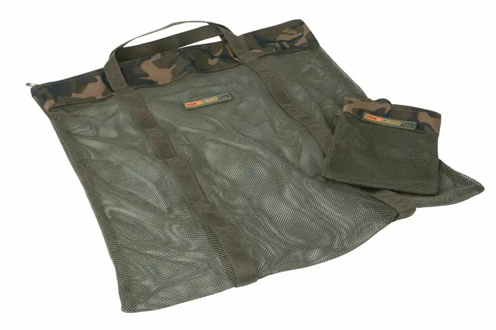 FOX sak na sušení nástrah Camolite AirDry Bag + hookbait bag Dokud Zásoby Vydrží