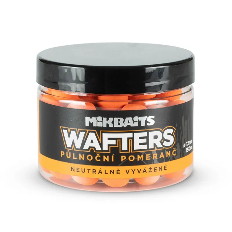 Ověřený MIKBAITS Wafters vyvážené nástrahy 150ml - Půlnoční pomeranč 12mm