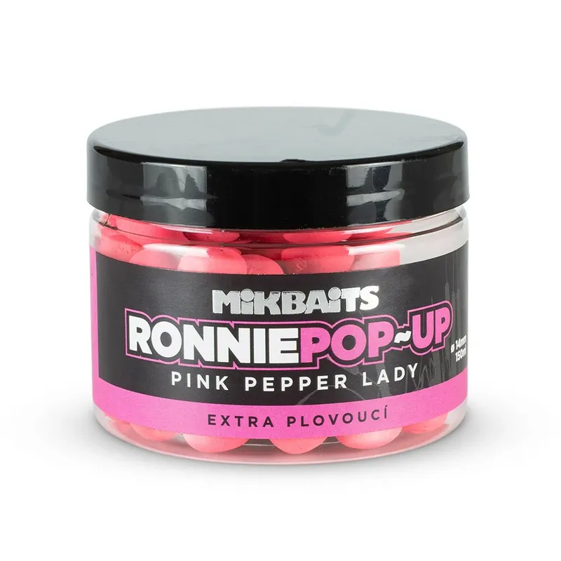 MIKBAITS Ronnie pop-up 150ml - Pink Pepper Lady 14mm Omezená Nabídka