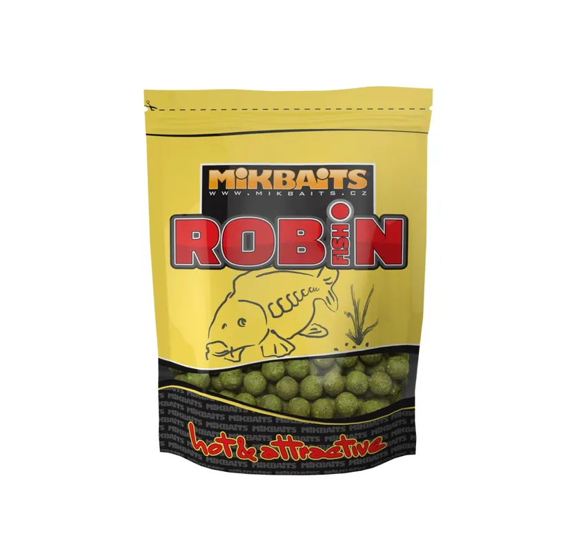 MIKBAITS Robin Fish boilie 300g - Monster Halibut 20mm Autentický