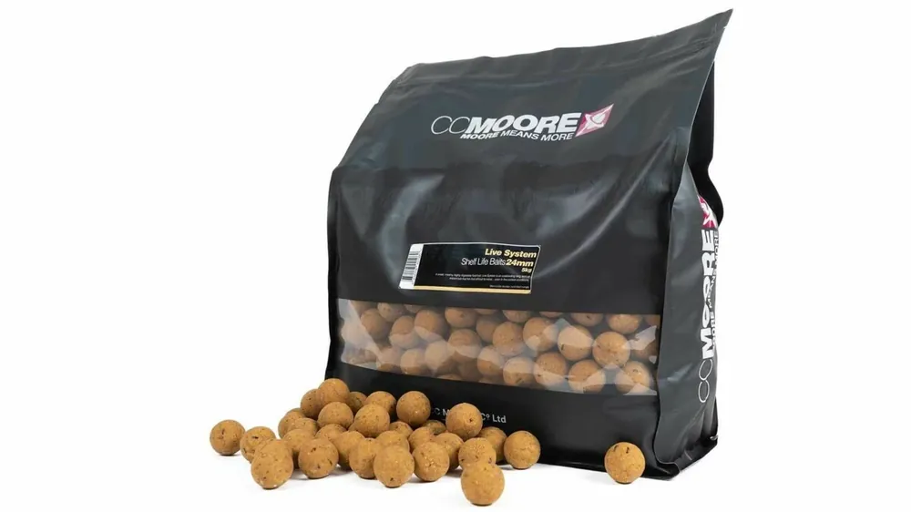 CC Moore Live system - Trvanlivé boilie 24mm 5kg Levný