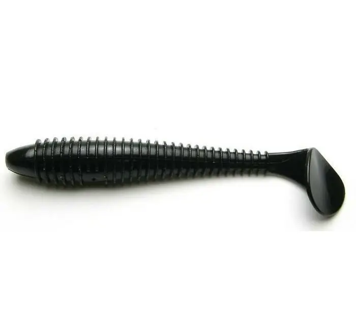 Originální Keitech Gumová nástraha Swing Impact FAT 2,8" 7,1cm 3,5g Black 1ks VÝPRODEJ