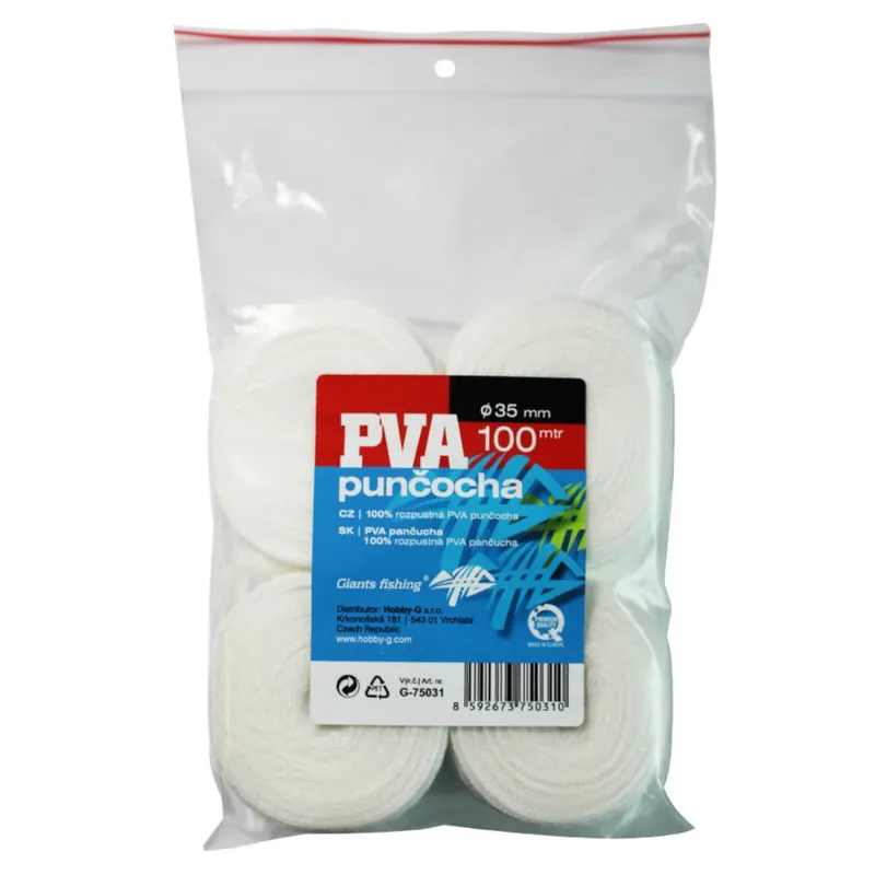 Poslední Šance Giants fishing PVA náhradní punčocha Micromesh Refill 35mm/100m (maxi pack)
