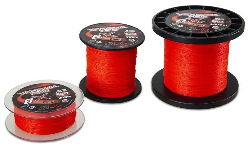 Oblíbený SAENGER Uni Cat šňůra 8 X Vencata Red 0,50mm, 400m, 48 kg