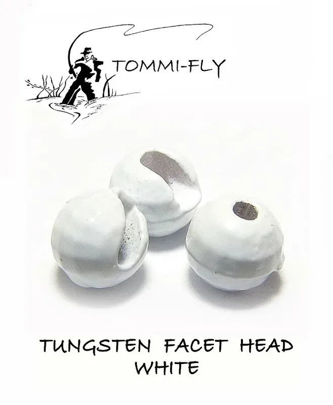 TOMMI FLY Tungstenové fazetové hlavičky - bílé Odeslání Ihned