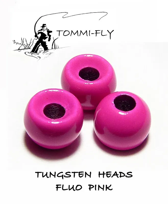 Nová Kolekce TOMMI FLY Tungstenové hlavičky - Růžové