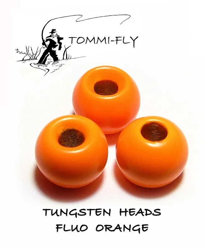 Akční Cena TOMMI FLY Tungstenové hlavičky - Oranžové VÝPRODEJ