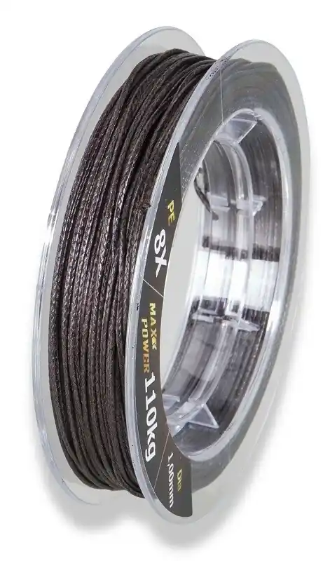 Vysoce Kvalitní SAENGER Uni Cat šňůra na návazce Knock Out Leader 8-X, 0,8 mm, 82 kg, 25 m