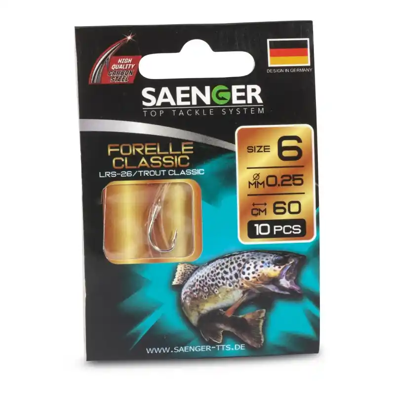 Saenger Návazec na pstruhy Forelle Classic vel. 8, 10 ks/bal Cenová Bomba