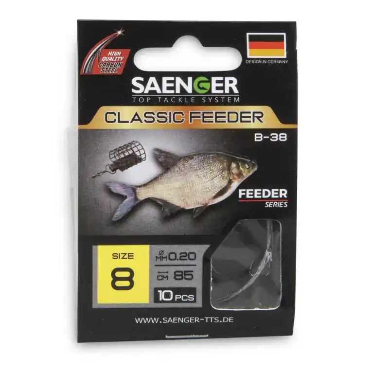 Saenger Návazec na feeder Classic Feeder vel. 10, 10 ks/bal Jen Po Omezenou Doba