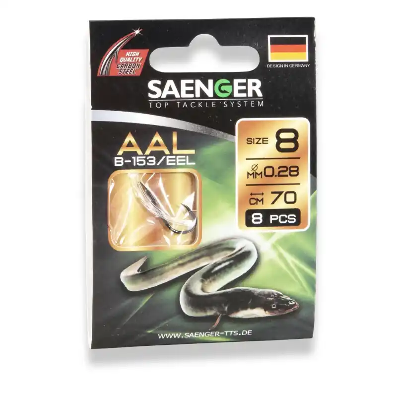 Saenger Návazec na úhoře Aal vel. 1/0, 8 ks/bal Vysoce Kvalitní