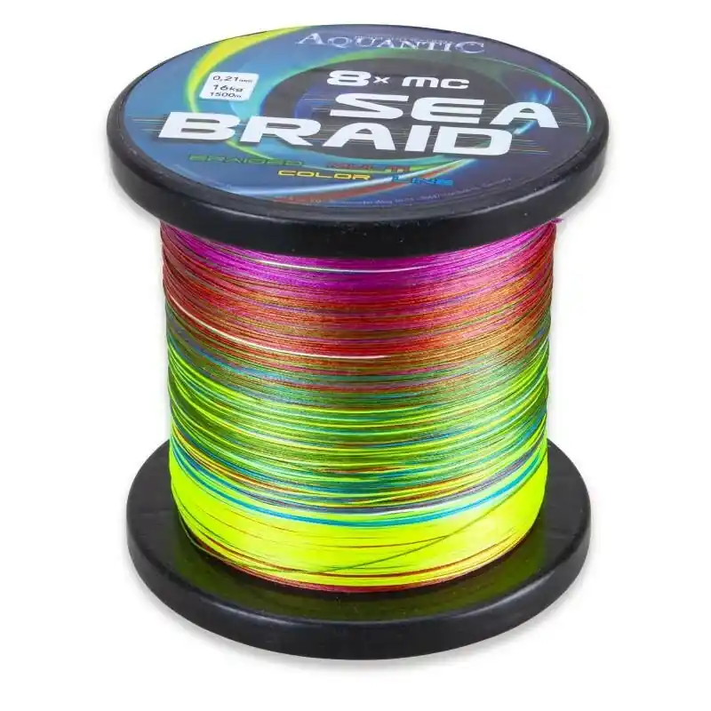 Hit Sezóny SAENGER Aquantic šňůra osmipramenná MC Sea-Braid 0,26 mm/1500 m multicolor