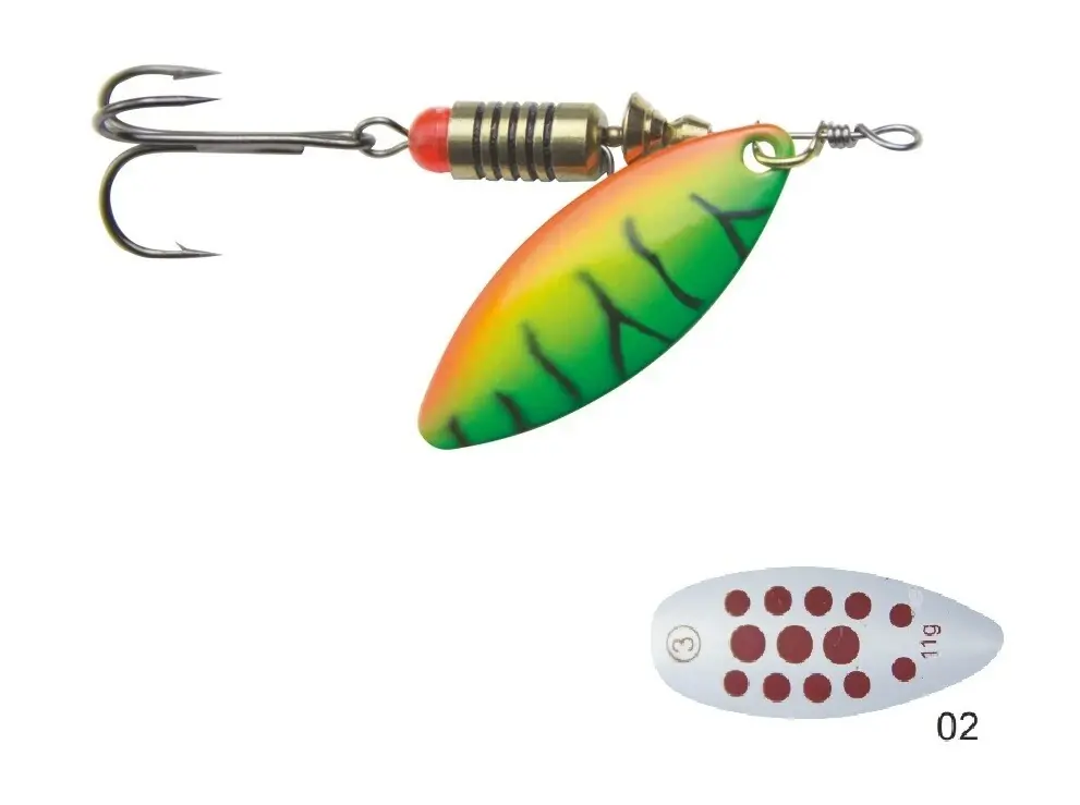 Levný Mistrall rotační třpytka SORIUS vel. 4, 17g, barva 02